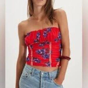 Free People Scottie Printed Tube NWT Boho M